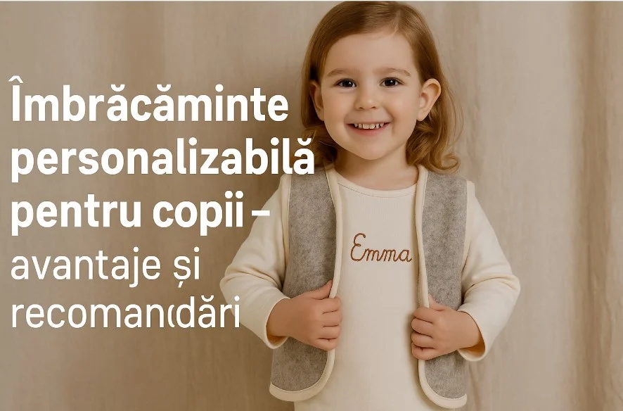 Îmbrăcăminte personalizabilă pentru copii – avantaje și recomandări